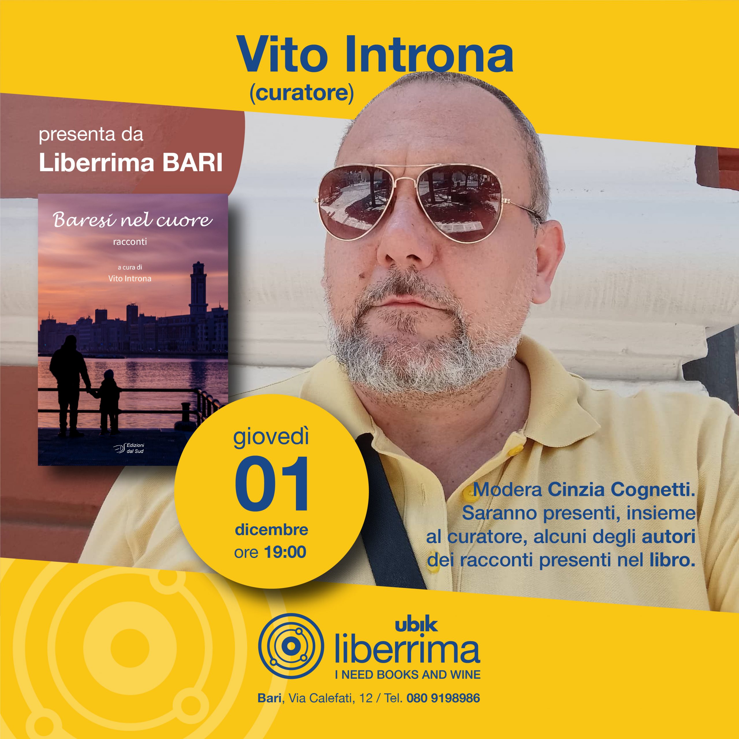 Vito Introna Presenta Baresi Nel Cuore Racconti Libreria Liberrima